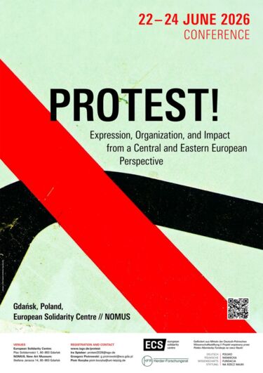 Plakat zur Tagung Protest