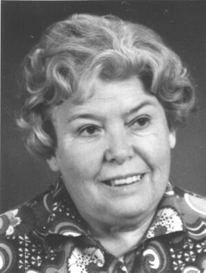 Porträt von Hildegard Krahmer (1912-1985)