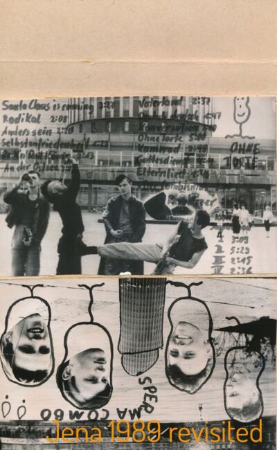 Tape „Ohne Torte“ von Sperma Combo, Rückseite (Quelle: Thüringer Archiv für Zeitgeschichte)