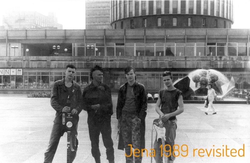 Band Sperma Combo, 1988 (Quelle: Thüringer Archiv für Zeitgeschichte)