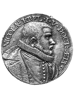 Porträt von Nicolaus Krell (1552/53–1601)