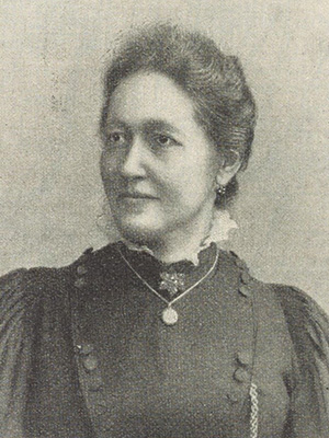 Porträt von Auguste Eichhorn (1854-1902)